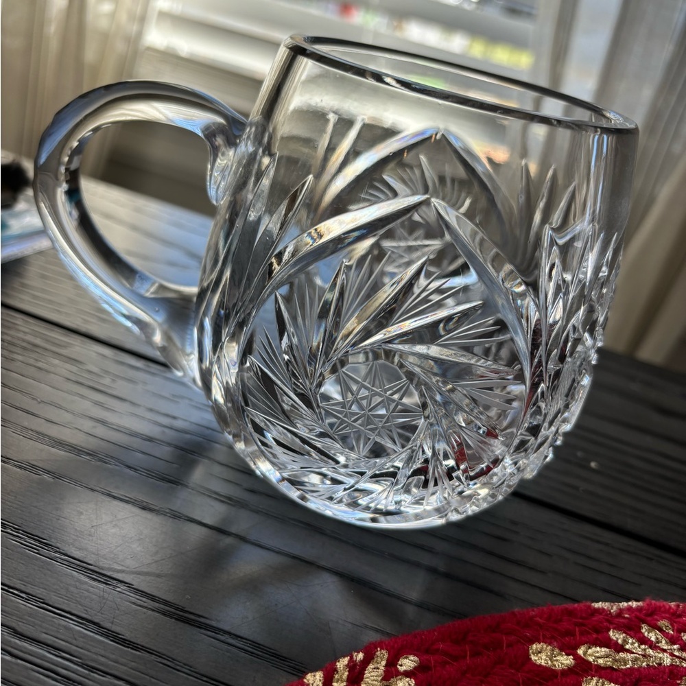 Cut Glass Mug